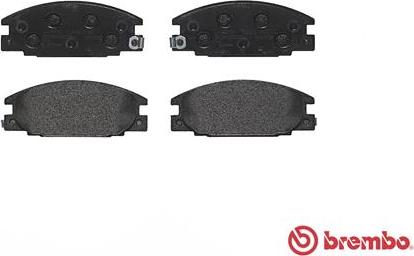 Brembo P 59 015 - Bromsbeläggssats, skivbroms xdelar.se