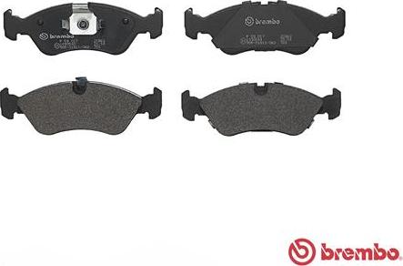 Brembo P 59 017 - Bromsbeläggssats, skivbroms xdelar.se