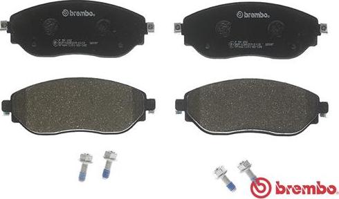 Brembo P 59 082 - Bromsbeläggssats, skivbroms xdelar.se