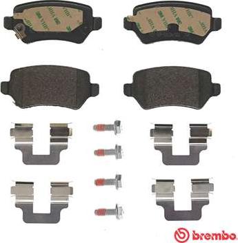 Brembo P 59 038 - Bromsbeläggssats, skivbroms xdelar.se