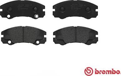 Brembo P 59 033 - Bromsbeläggssats, skivbroms xdelar.se