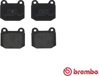 Brembo P 59 025 - Bromsbeläggssats, skivbroms xdelar.se