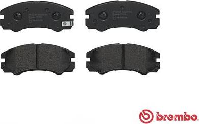 Brembo P 59 020 - Bromsbeläggssats, skivbroms xdelar.se