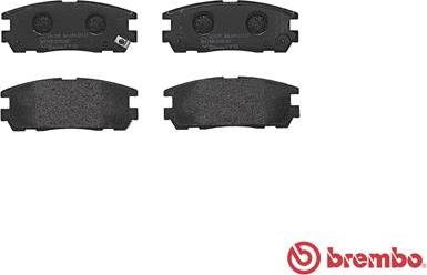 Brembo P 59 021 - Bromsbeläggssats, skivbroms xdelar.se