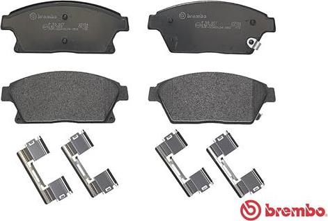 Brembo P 59 077 - Bromsbeläggssats, skivbroms xdelar.se