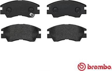 Brembo P 54 008 - Bromsbeläggssats, skivbroms xdelar.se