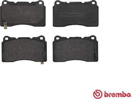 Brembo P 54 039 - Bromsbeläggssats, skivbroms xdelar.se