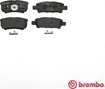 Brembo P 54 034 - Bromsbeläggssats, skivbroms xdelar.se