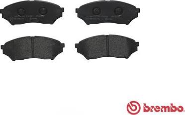 Brembo P 54 028 - Bromsbeläggssats, skivbroms xdelar.se