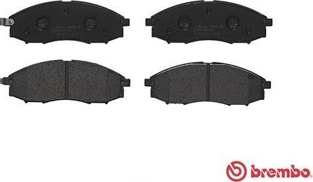 Brembo P 56 049 - Bromsbeläggssats, skivbroms xdelar.se