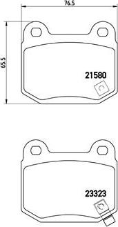 Brembo P 56 048 - Bromsbeläggssats, skivbroms xdelar.se