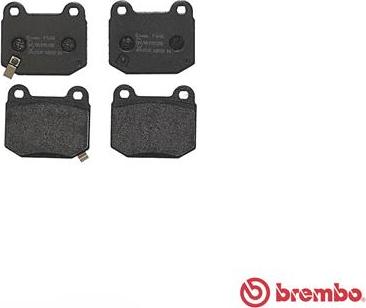 Brembo P 56 048 - Bromsbeläggssats, skivbroms xdelar.se