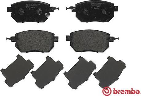 Brembo P 56 051 - Bromsbeläggssats, skivbroms xdelar.se