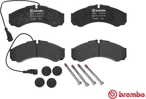 Brembo P 56 069 - Bromsbeläggssats, skivbroms xdelar.se