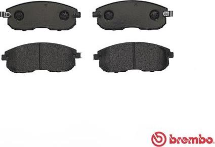 Brembo P 56 065 - Bromsbeläggssats, skivbroms xdelar.se