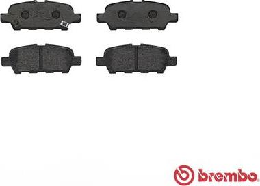 Brembo P 56 068 - Bromsbeläggssats, skivbroms xdelar.se