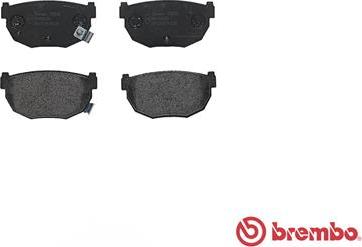 Brembo P 56 010 - Bromsbeläggssats, skivbroms xdelar.se