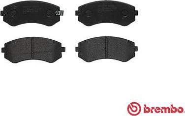 Brembo P 56 039 - Bromsbeläggssats, skivbroms xdelar.se