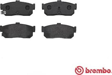 Brembo P 56 029 - Bromsbeläggssats, skivbroms xdelar.se