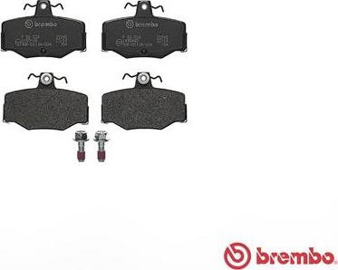 Brembo P 56 024 - Bromsbeläggssats, skivbroms xdelar.se