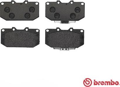 Brembo P 56 025 - Bromsbeläggssats, skivbroms xdelar.se