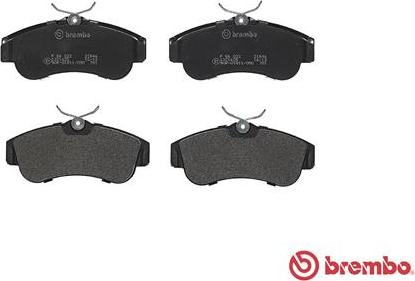 Brembo P 56 022 - Bromsbeläggssats, skivbroms xdelar.se