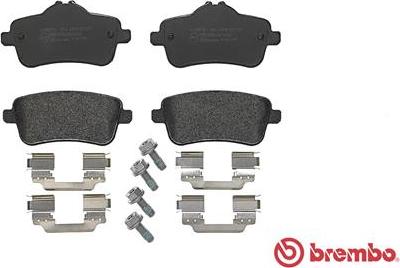 Brembo P 50 099 - Bromsbeläggssats, skivbroms xdelar.se