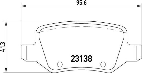 Brembo P 50 090 - Bromsbeläggssats, skivbroms xdelar.se