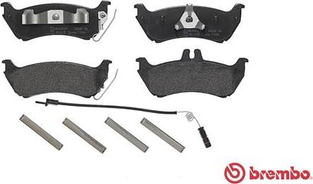 Brembo P 50 044 - Bromsbeläggssats, skivbroms xdelar.se