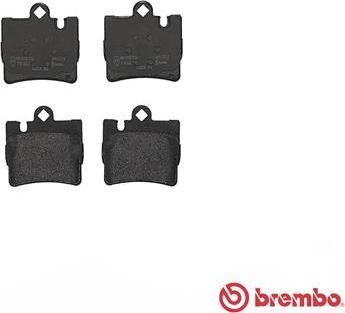 Brembo P 50 042 - Bromsbeläggssats, skivbroms xdelar.se