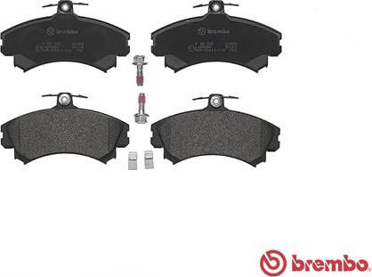 Brembo P 50 055 - Bromsbeläggssats, skivbroms xdelar.se