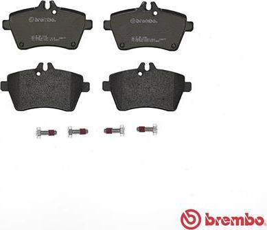 Brembo P 50 056 - Bromsbeläggssats, skivbroms xdelar.se