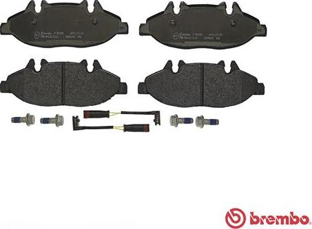 Brembo P 50 050 - Bromsbeläggssats, skivbroms xdelar.se