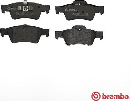 Brembo P 50 064 - Bromsbeläggssats, skivbroms xdelar.se