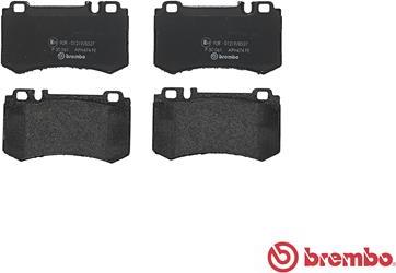 Brembo P 50 061 - Bromsbeläggssats, skivbroms xdelar.se