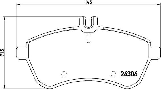 Brembo P 50 067 - Bromsbeläggssats, skivbroms xdelar.se