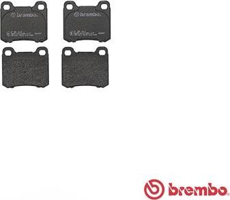 Brembo P 50 013 - Bromsbeläggssats, skivbroms xdelar.se