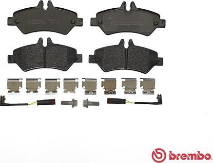 Brembo P 50 084 - Bromsbeläggssats, skivbroms xdelar.se