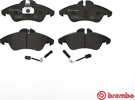 Brembo P 50 080 - Bromsbeläggssats, skivbroms xdelar.se