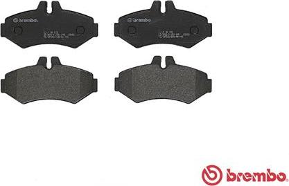 Brembo P 50 020 - Bromsbeläggssats, skivbroms xdelar.se