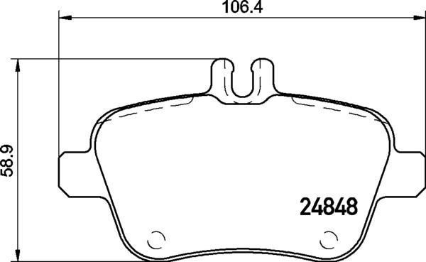 Brembo P 50 140 - Bromsbeläggssats, skivbroms xdelar.se