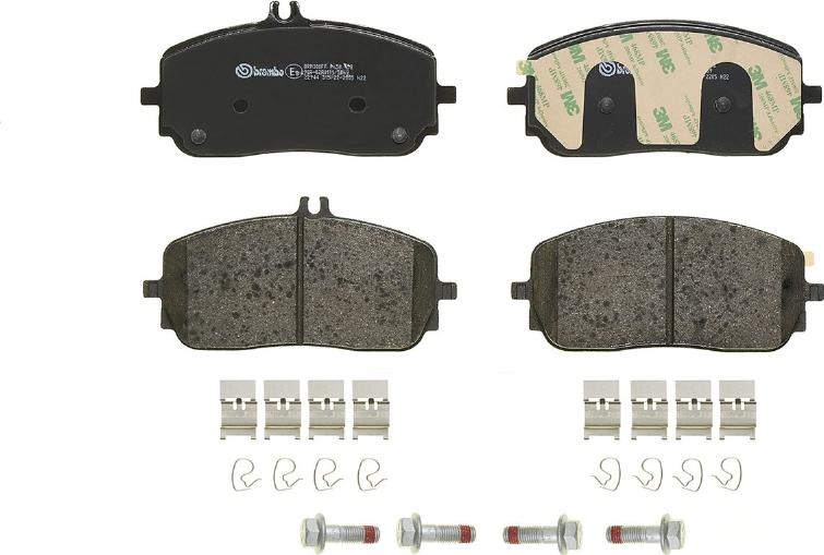 Brembo P 50 152 - Bromsbeläggssats, skivbroms xdelar.se