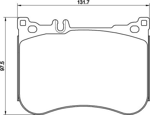 Brembo P 50 114 - Bromsbeläggssats, skivbroms xdelar.se