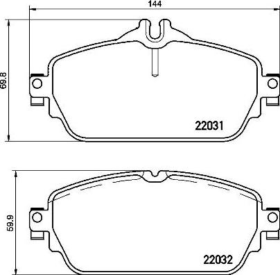 Brembo P 50 118 - Bromsbeläggssats, skivbroms xdelar.se