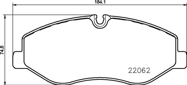 Brembo P 50 129 - Bromsbeläggssats, skivbroms xdelar.se