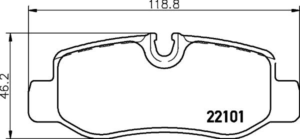 Brembo P 50 126 - Bromsbeläggssats, skivbroms xdelar.se