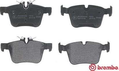 Brembo P 50 122 - Bromsbeläggssats, skivbroms xdelar.se