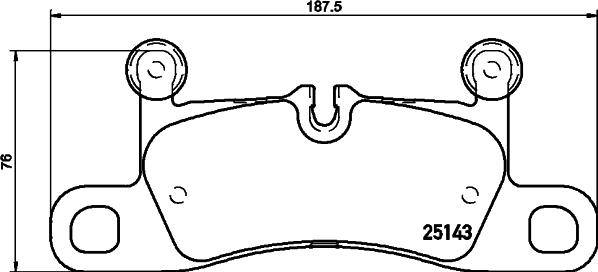 Brembo P 65 042 - Bromsbeläggssats, skivbroms xdelar.se