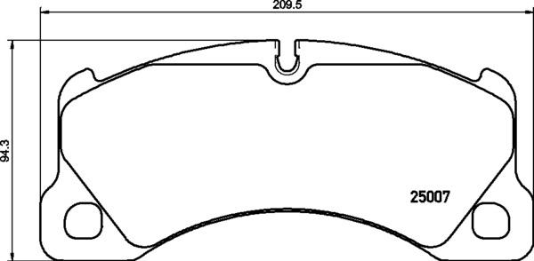 Brembo P 65 053 - Bromsbeläggssats, skivbroms xdelar.se