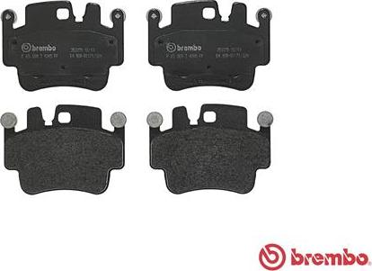 Brembo P 65 009 - Bromsbeläggssats, skivbroms xdelar.se